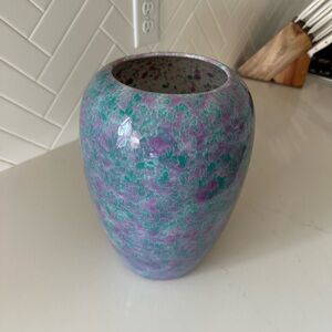 Scheurich, W Germany Vase Lavender/Teal